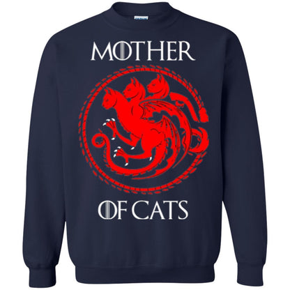 Cat Lover T-shirt Mother Of Cats Hot Navy