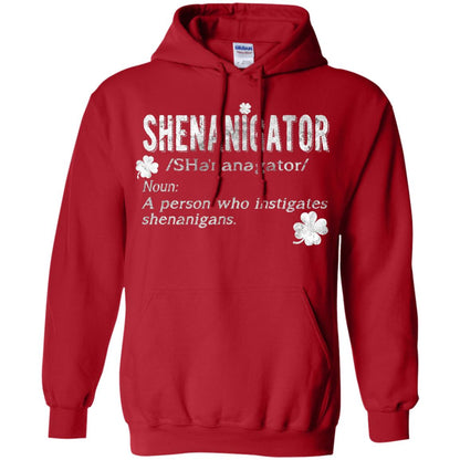 Shenanigator Shamrocks St. Patrick Day Shirt For Irish Red