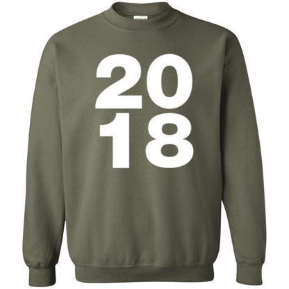 Happy New Year T-shirt 2018 New Year Party T-shirt Military Green