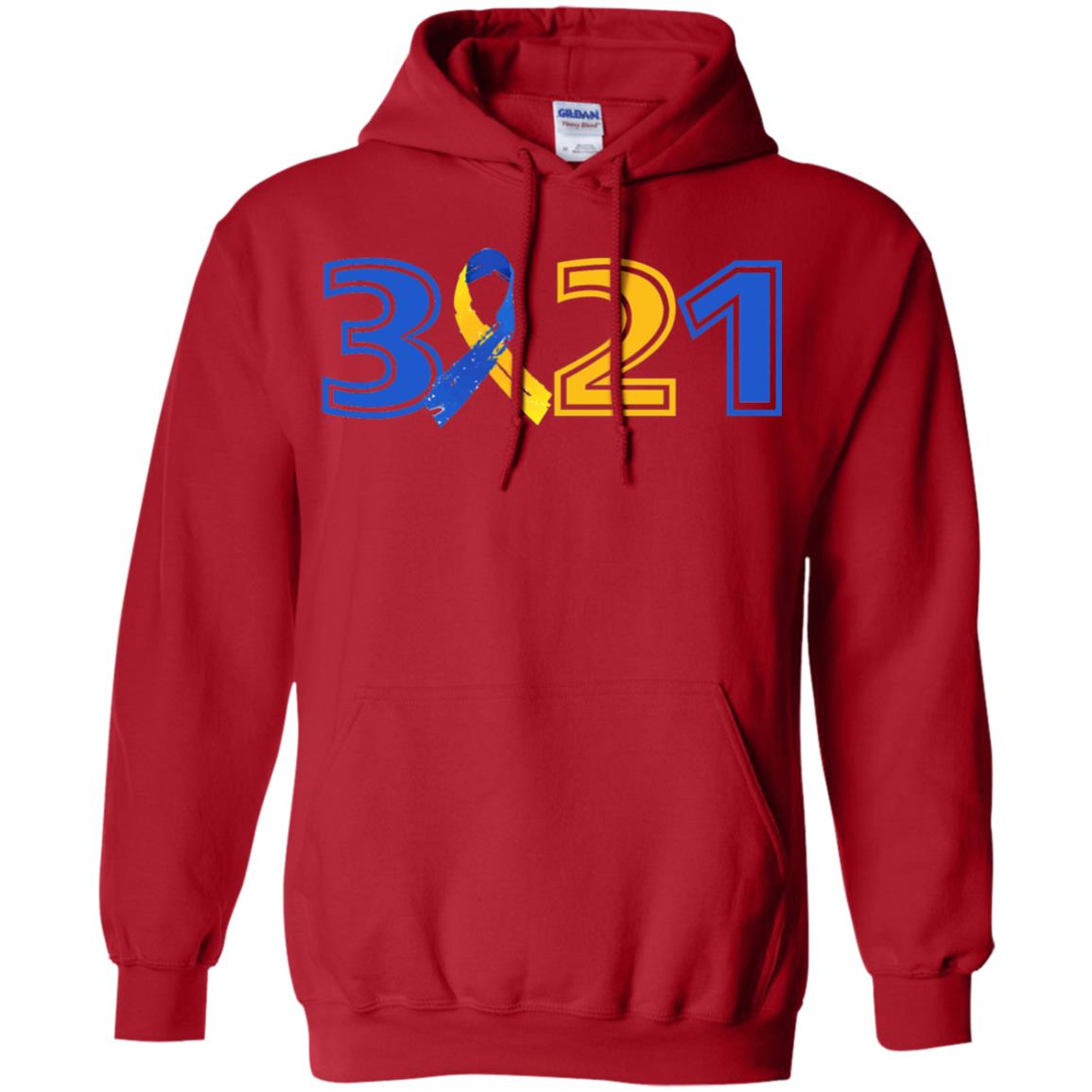 Awareness March 21 World Down Syndrome Day T-shirt Red