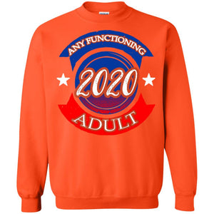 American Election Bumper T-shirt Any Functioning Adult 2020