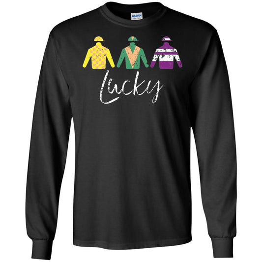Derby Jockey Shirt Lucky Derby Apparel Derby Black