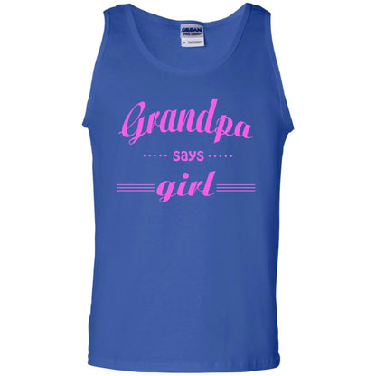 Grandpa Say Girl Shirt Royal