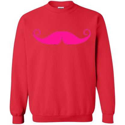 Pink Mustache T-shirt Funny Gift For Men Red
