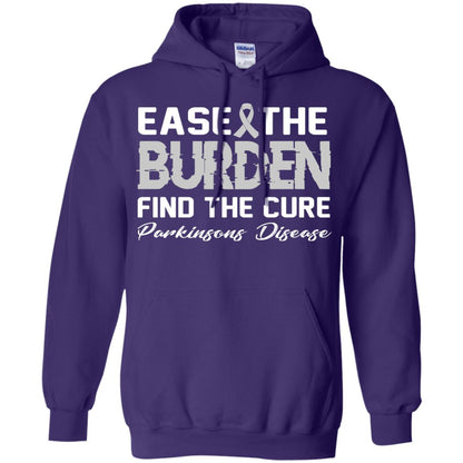 Ease The Burden Find The Cure Parkinson's Awareness T-shirt Purple