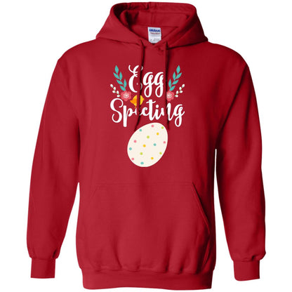 Egg Specting Announcement Pregnant Easter T-shirt Red
