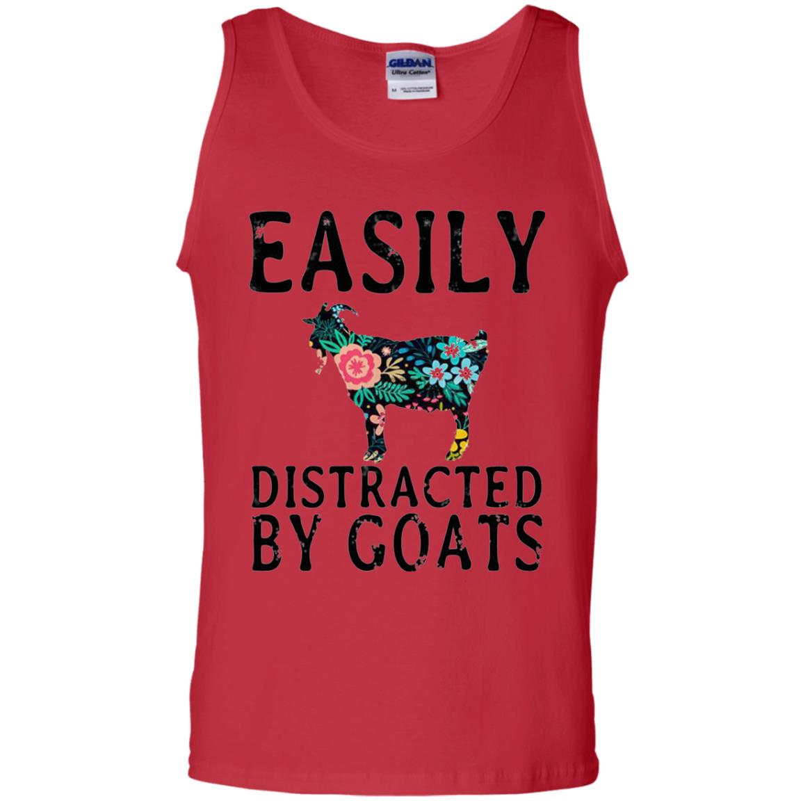 Easily Distracted By Goats Shirt Red