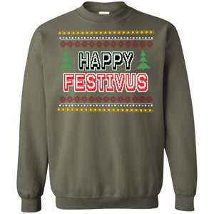 Happy Festivus X-mas Gift ShirtG180 Gildan Crewneck Pullover Sweatshirt 8 oz.