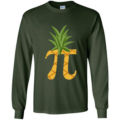 Parody Of Pi Pineapple Funny Pi Day T-shirt Forest Green
