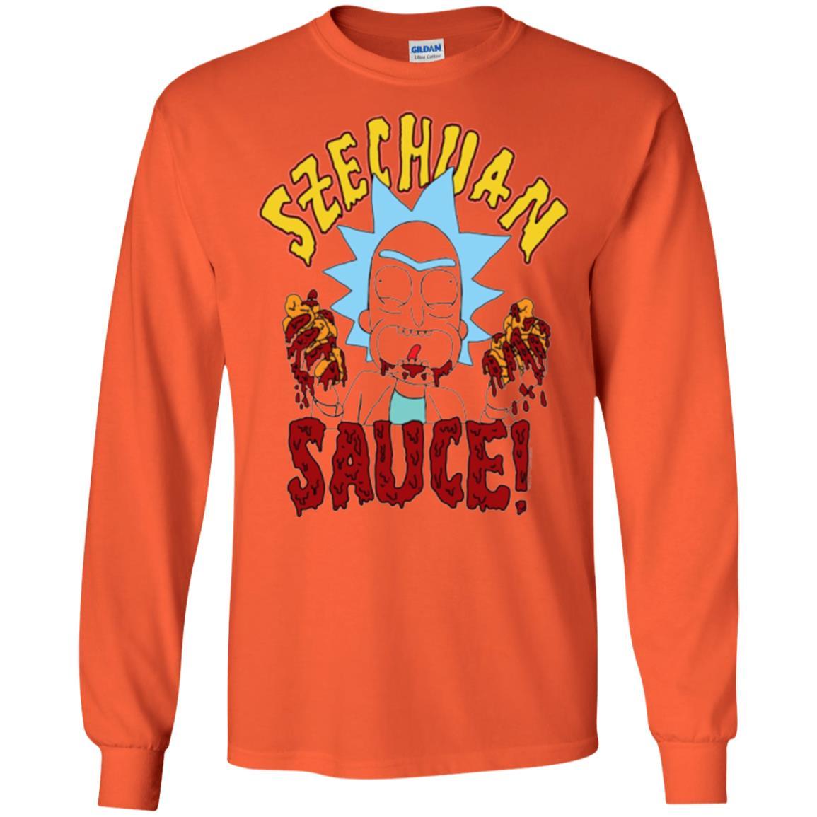 Film T-shirt Szechuan Sauce T-shirt Orange