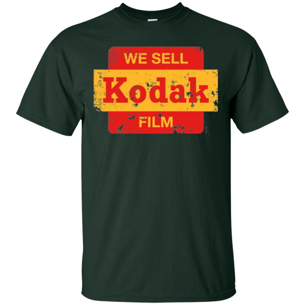 Film T-shirt Vintage We Sell Kodak Film Forest Green