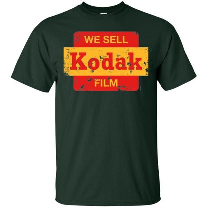 Film T-shirt Vintage We Sell Kodak Film Forest Green