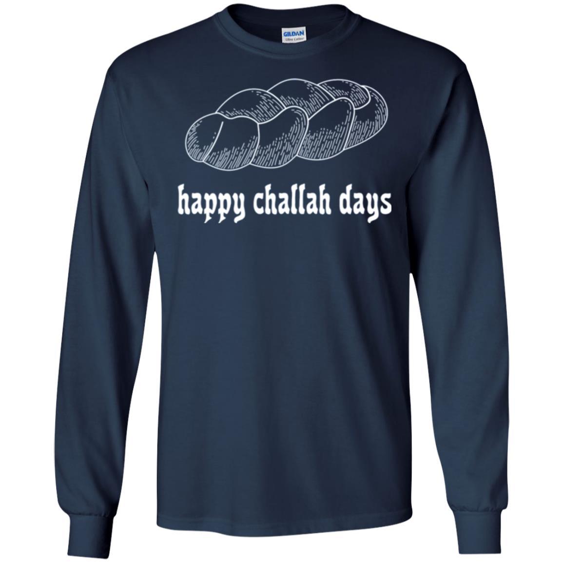 Baker T-shirt Happy Challah Days T-shirt Navy