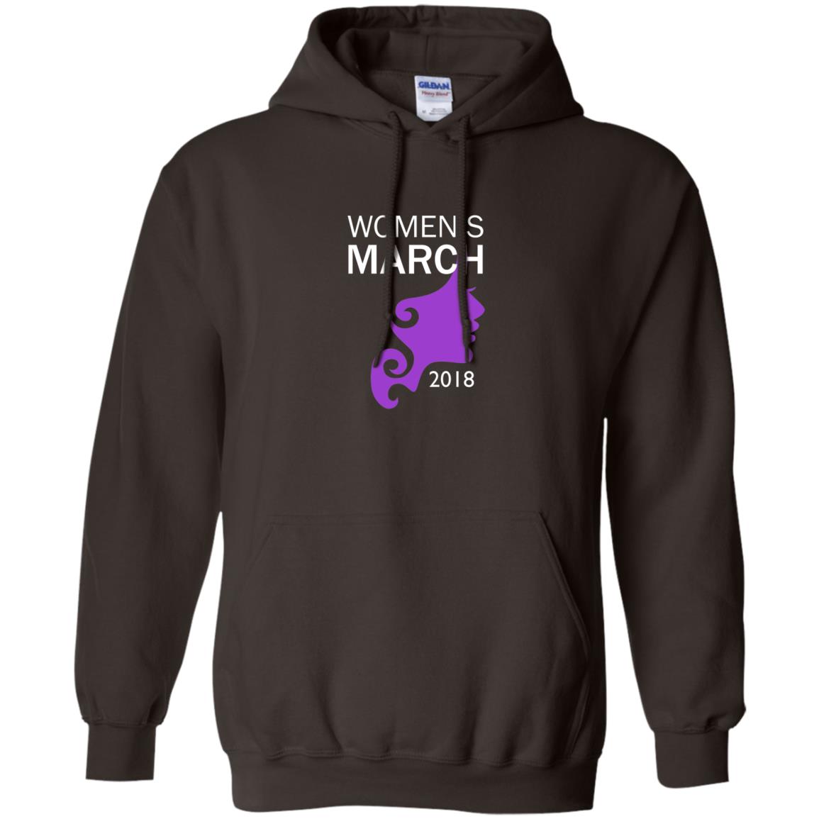 Women's March 2018 T-shirt Dark Chocolate