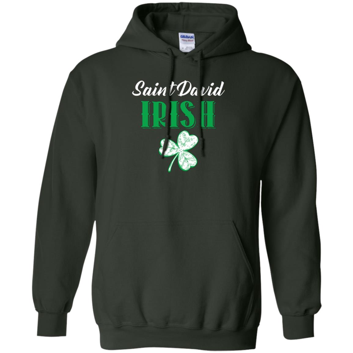 Saint Patrick's Day T-shirt Saint David Irish Forest Green