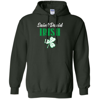 Saint Patrick's Day T-shirt Saint David Irish Forest Green