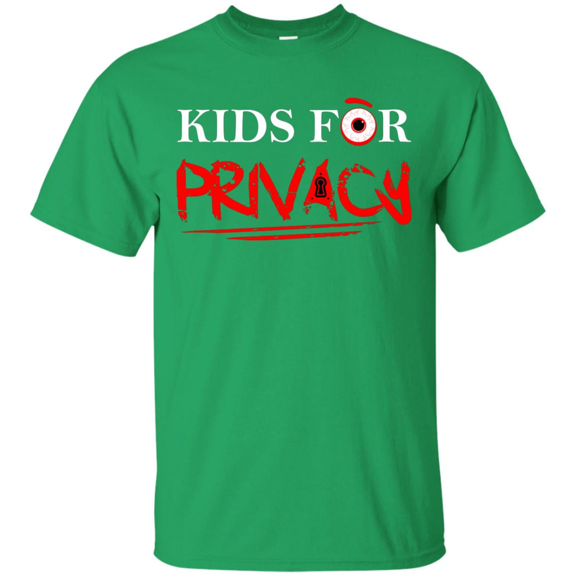 Kids For Privacy Family T-shirt Irish Green