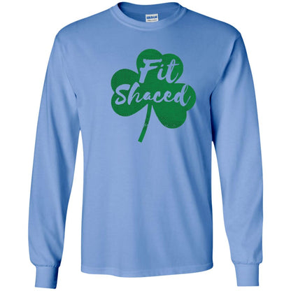 St Patricks Day T-shirt Drinking Fit Shaced Carolina Blue