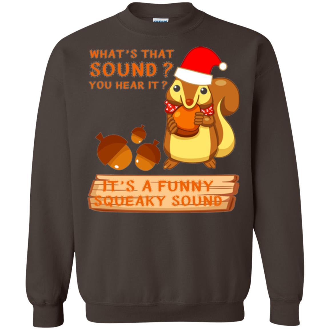 Squirrel T-shirt What's That Sound You Hear It Dark Chocolate