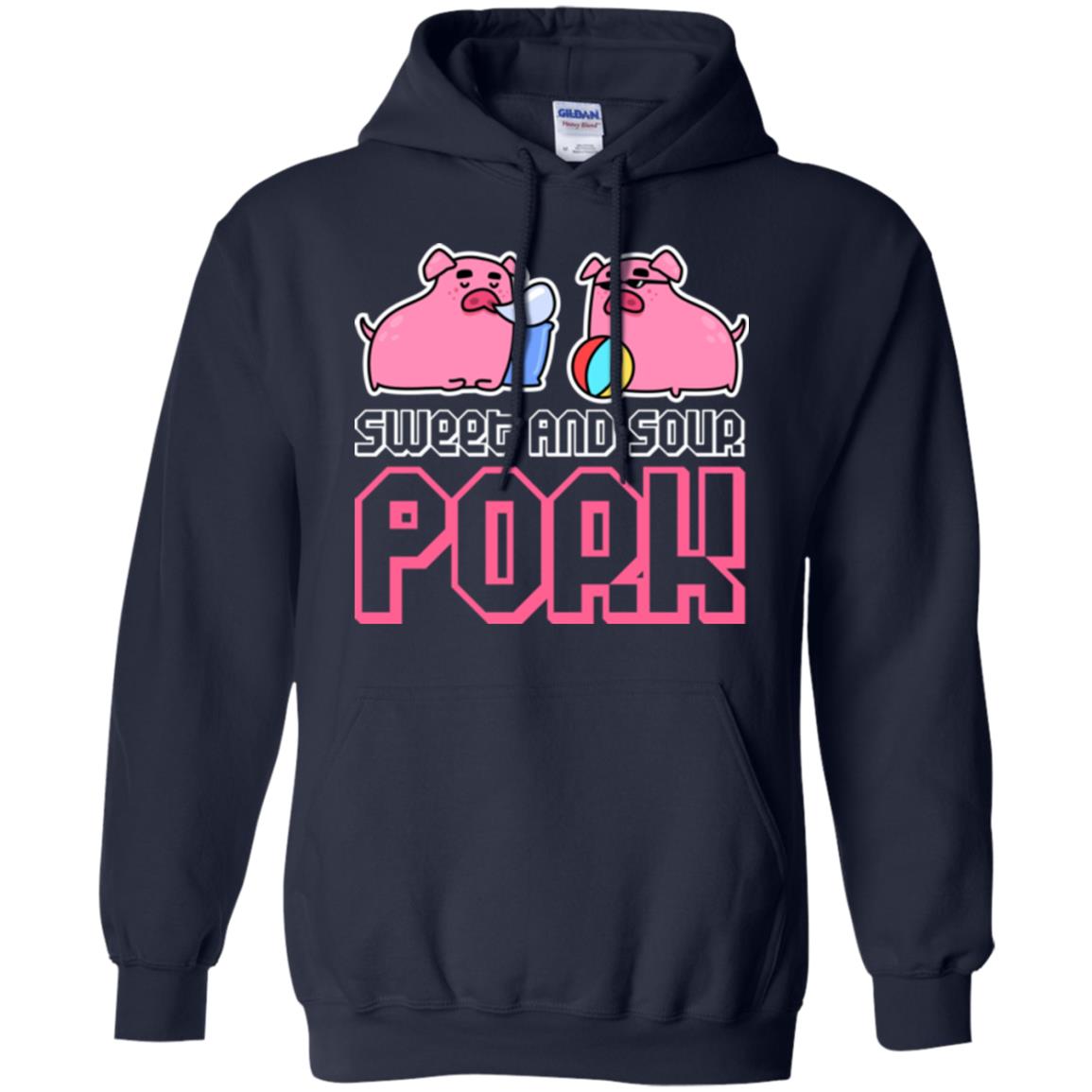Food Lover T-shirt Sweet And Sour Pork Navy