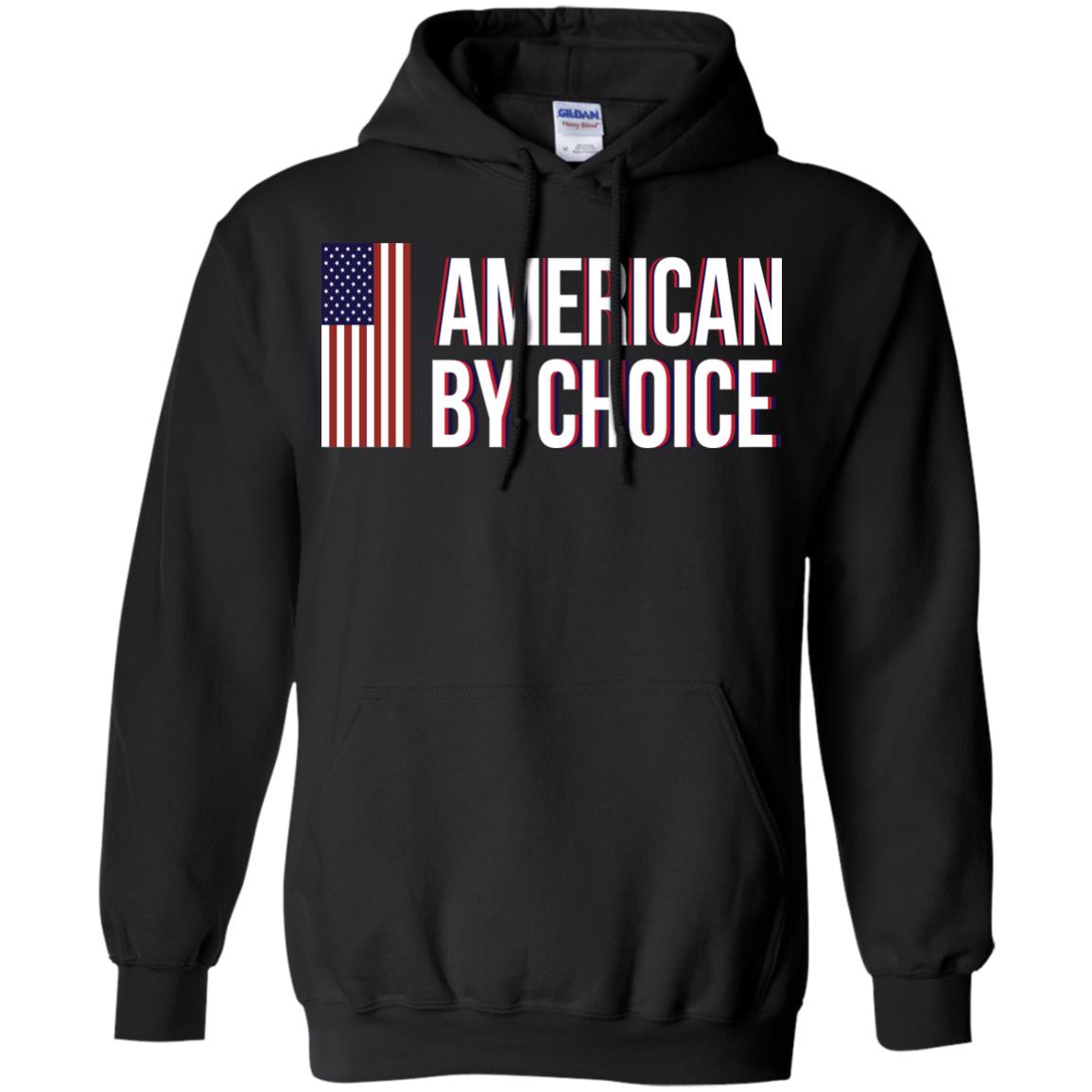 Flag Of American By Choice T-shirt Black