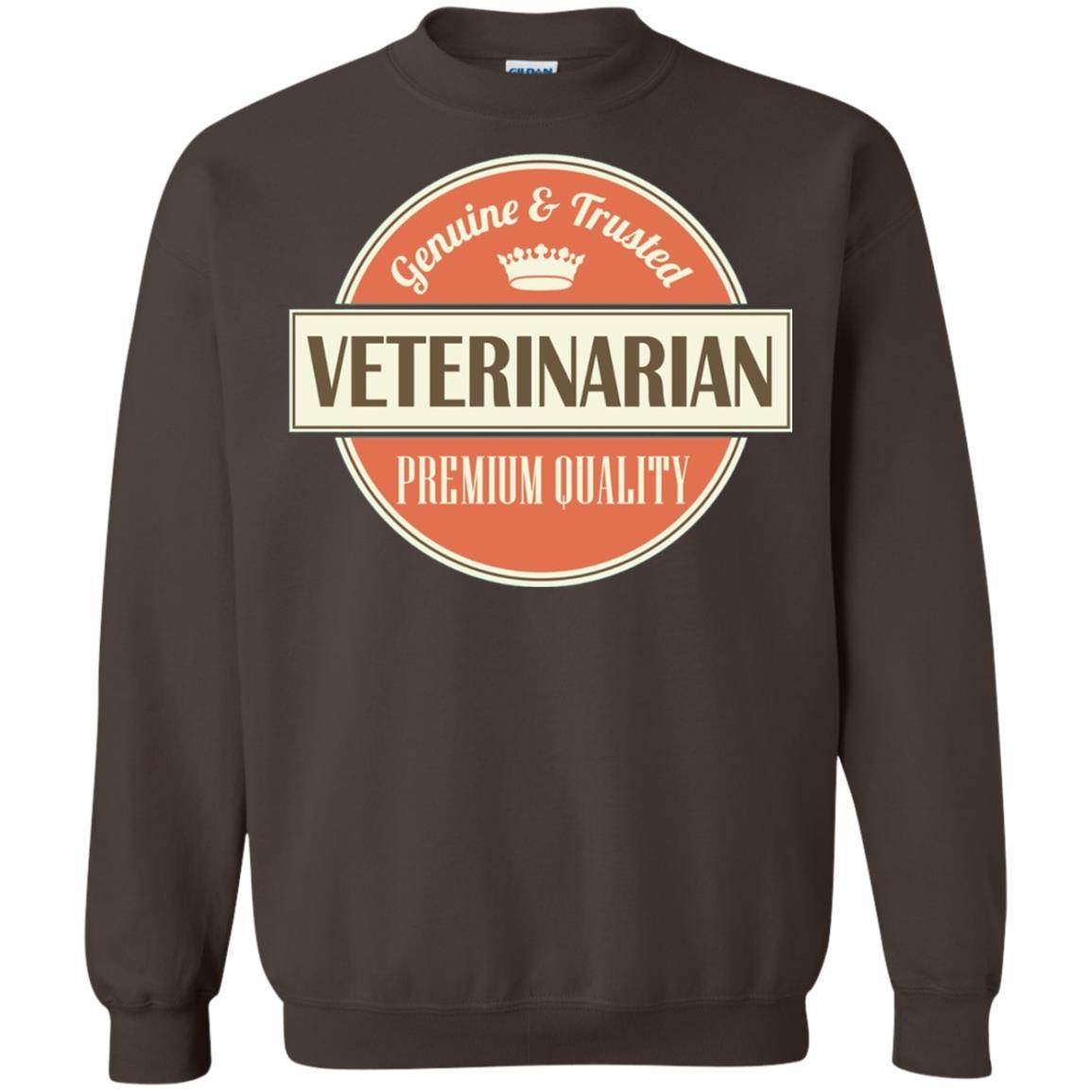Veterinarian T-shirt Genuine And Trusted Permium Quality Dark Chocolate