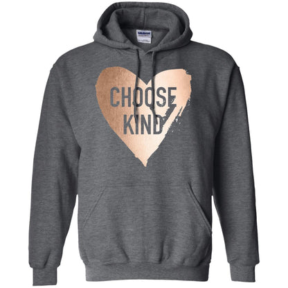 Choose Kind Anti Bullying Rose Gold T-shirt Dark Heather