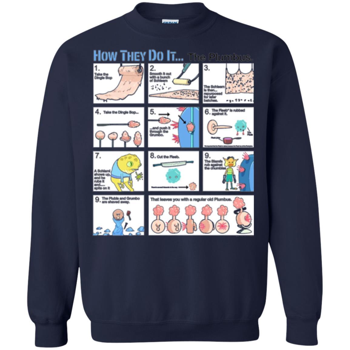 Film T-shirt How They Do Itthe Plumbus Navy