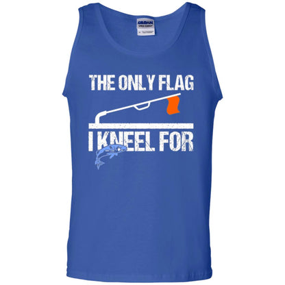 Fishing Lovers T-shirt The Only Flag I Kneel For Royal