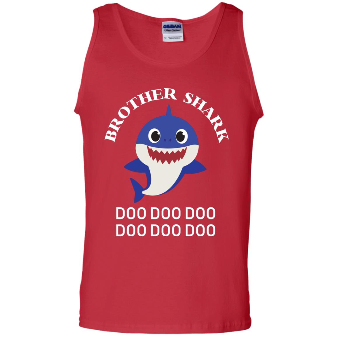 Brother Shark Family Shark Shirt Red