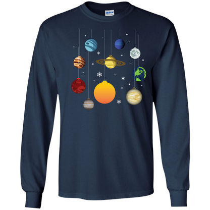 Christmas T-shirt Joy To Universe Christmas Navy