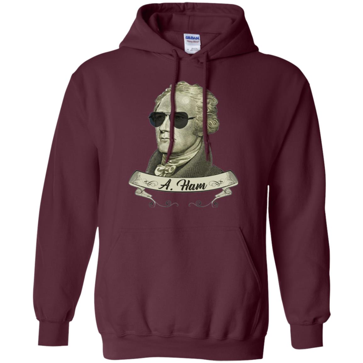 Funny Hamilton T-shirt Maroon