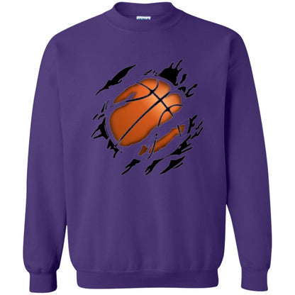 Basketball Lover T-shirt Basketball In Me Purple