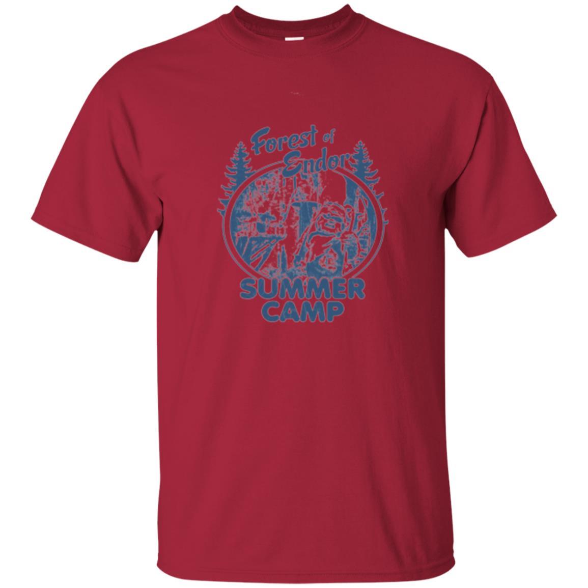 Film T-shirt Wicket Ewoks Endor Forest Summer Camp Cardinal