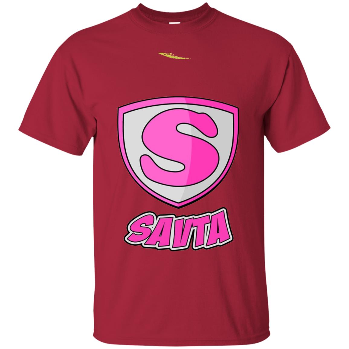 Savta Superhero Mother_s Day Super T-shirt Cardinal