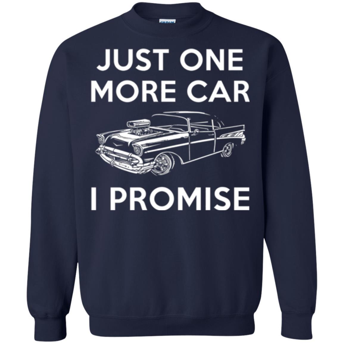 Car Lover T-shirt Just One More Car Navy