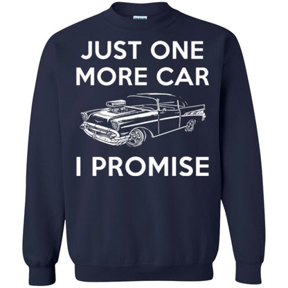 Car Lover T-shirt Just One More Car Navy