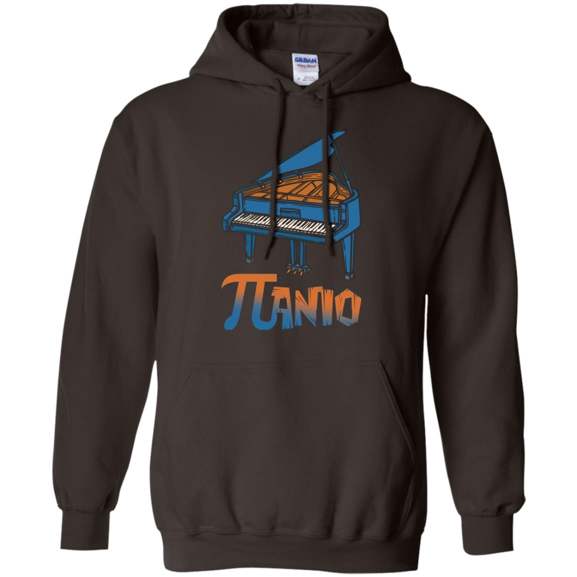 Pi Day T-shirt Funny Piano Lover Dark Chocolate