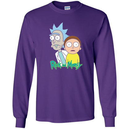 Film T-shirt Rick And Morty Stunned Purple