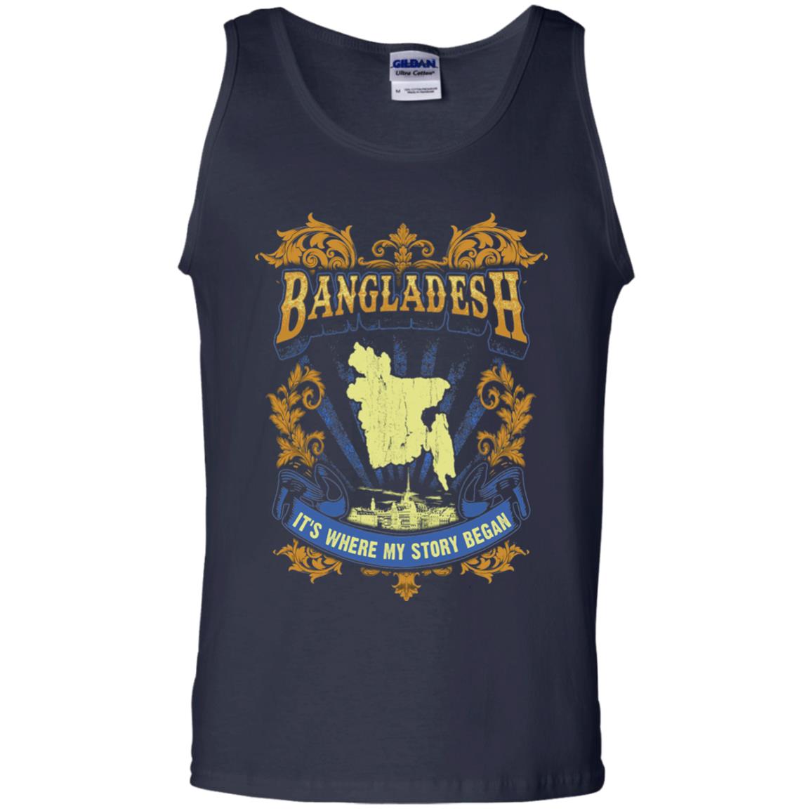 Bangladesh It_s Where My Story Began T-shirt Navy