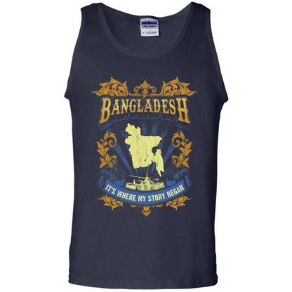 Bangladesh It_s Where My Story Began T-shirt Navy