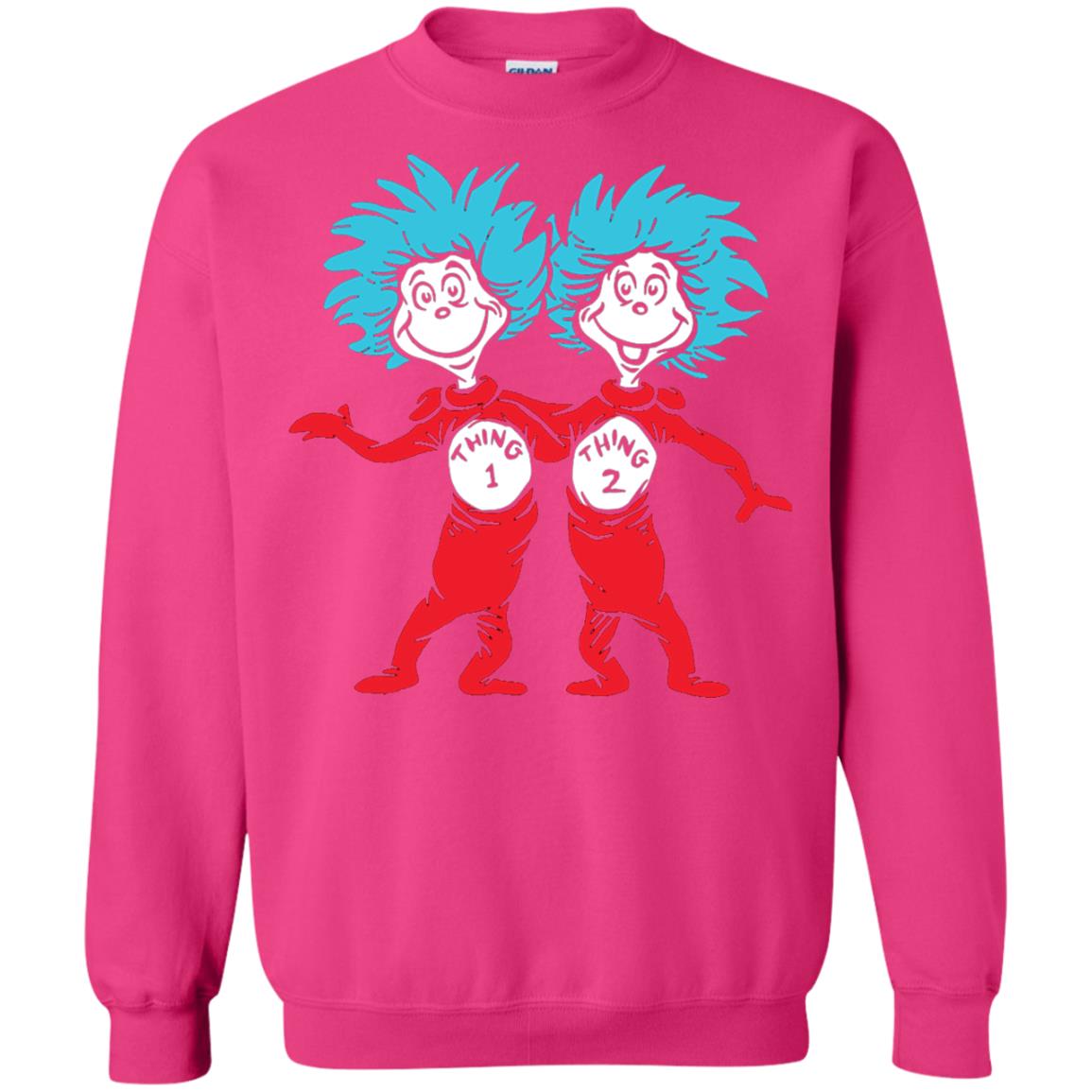 Dr. Seuss Thing 1 Thing 2 Buddies T-shirt Heliconia