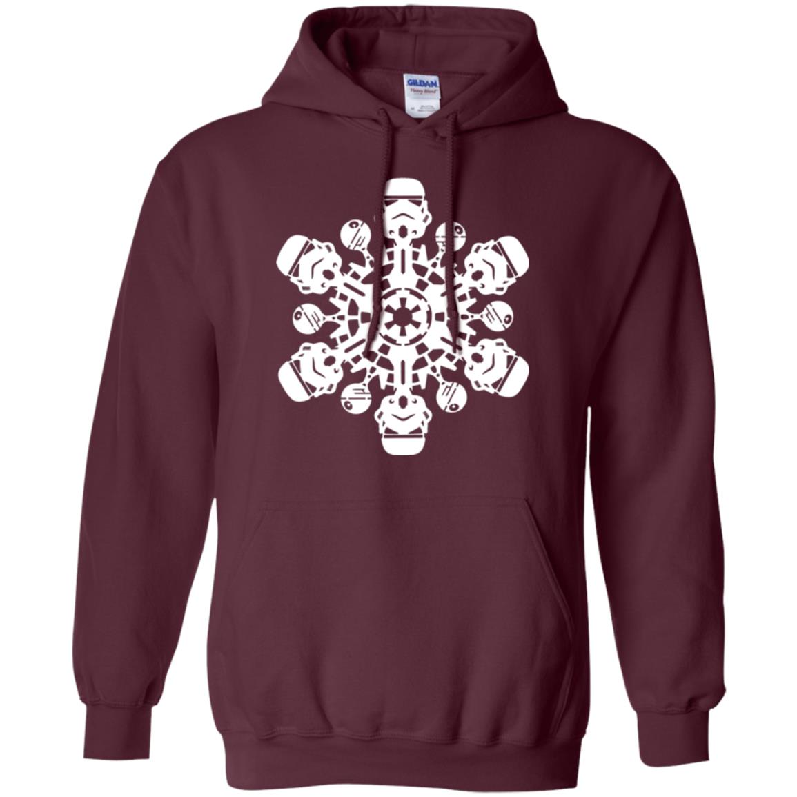 Christmas T-shirt Star Wars Stormtrooper Snowflake Maroon
