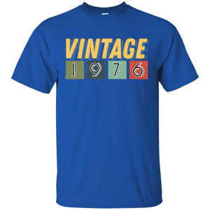 Vintage 1976 42th Birthday Gift Shirt For Mens Or WomensG200 Gildan Ultra Cotton T-Shirt