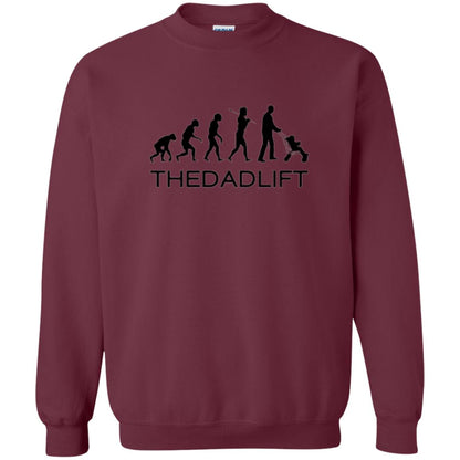The Evolution Of Man T-shirt Thedadlift Maroon