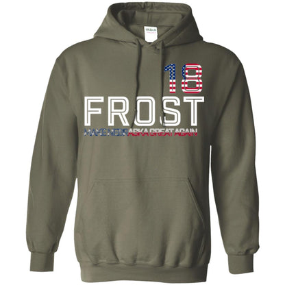 Frost 2018 T-shirt Make Nebraska Great Again Military Green