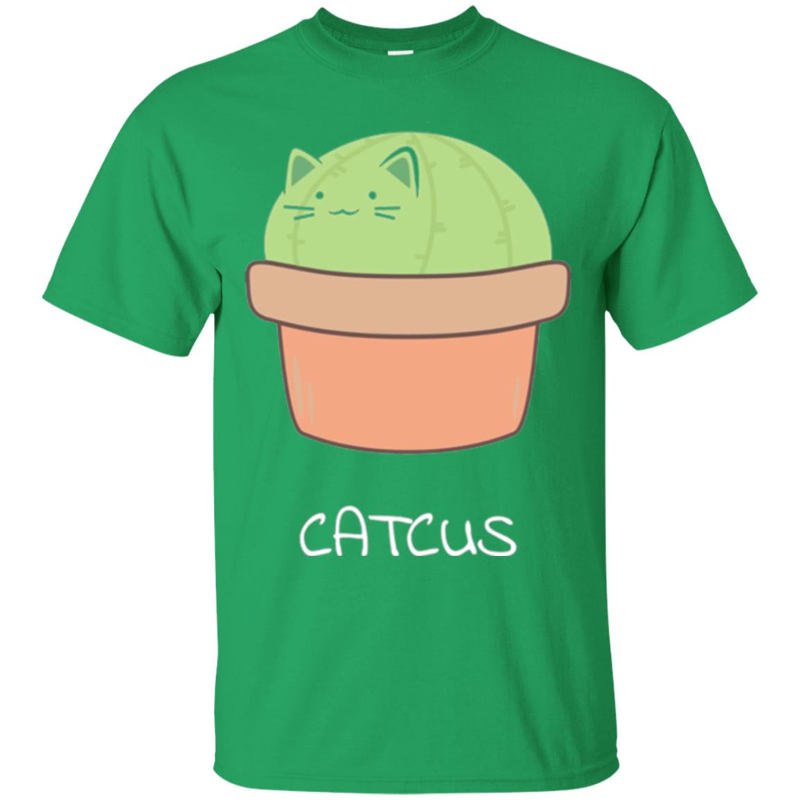 Cat Lovers T-shirt Catcus Irish Green
