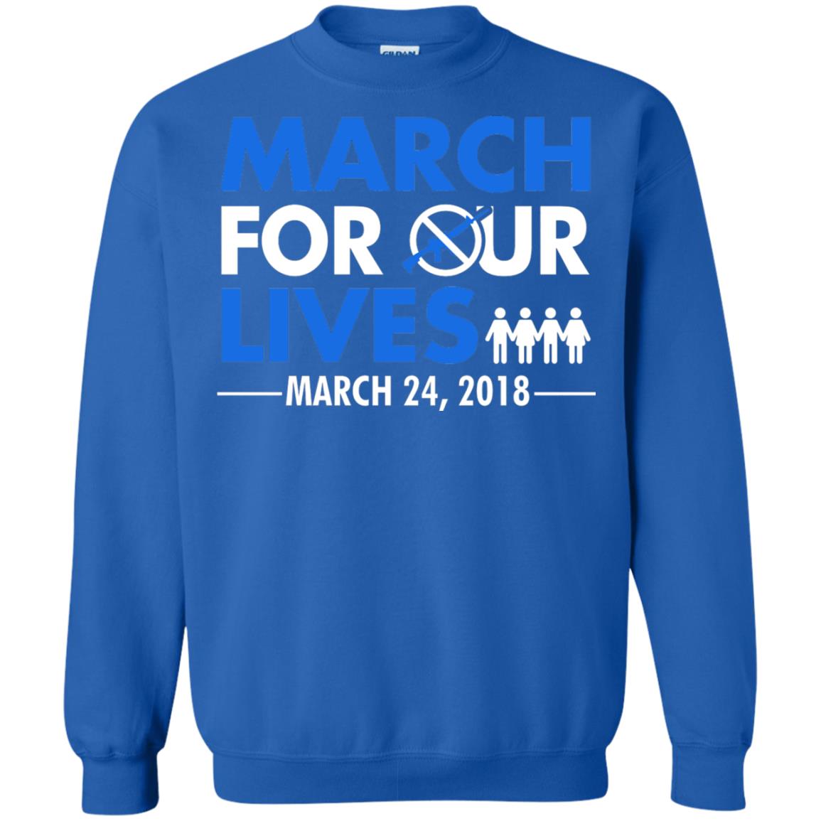 March For Our Lives March 24 2018 Gun Control T-shirt Royal