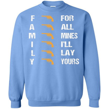 Family For Mines I'll Lay Yours Shirt Carolina Blue
