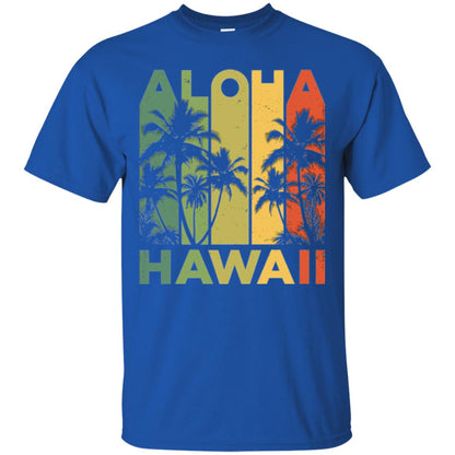 Vintage Hawaiian Islands T-shirt Royal